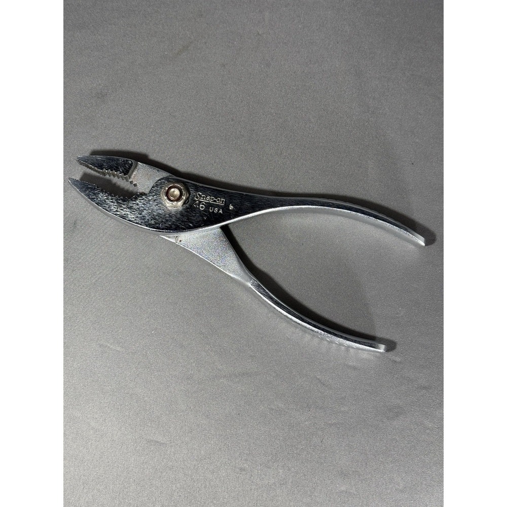 Snap On 6.5" Talon Grip Adjustable Slip Joint Pliers 46 Pre-Owned USA